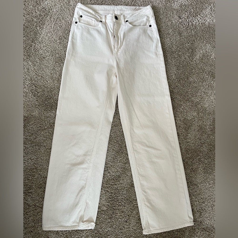 La Vie Rebecca Taylor cream denim pants